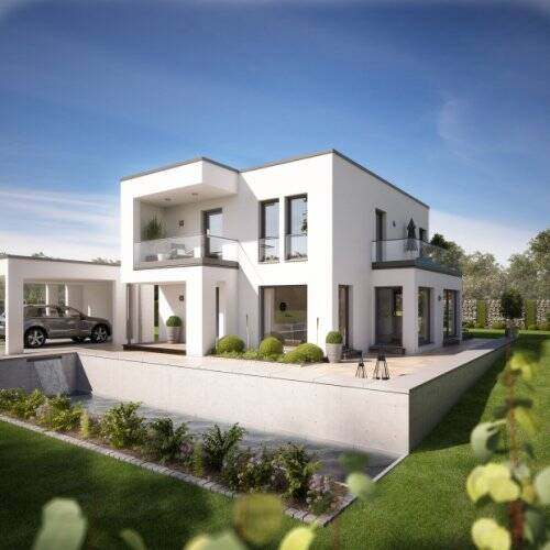 Platz für alle! Exklusiver lichtdurchfluteter Neubau aus dem Hause BIEN ZENKER inkl. Baugrundstück, 55271 Stadecken-Elsheim