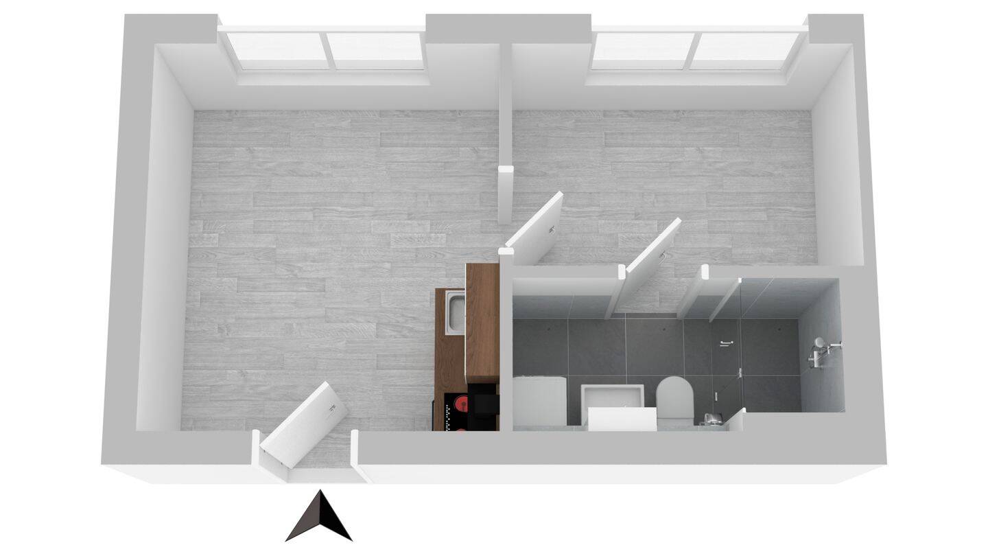 Saniertes 1,5 Zi. Appartement neben Uniklinik, 97080 Würzburg (Altstadt Dürrbachau Grombühl Oberdürrbach Unterdürrbach)