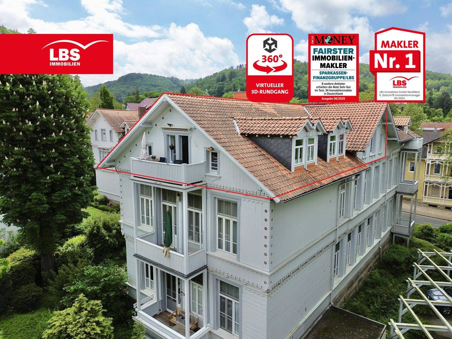 Zentral gelegen: Moderne Dachgeschosswohnung in Bad Harzburg, 38667 Bad Harzburg