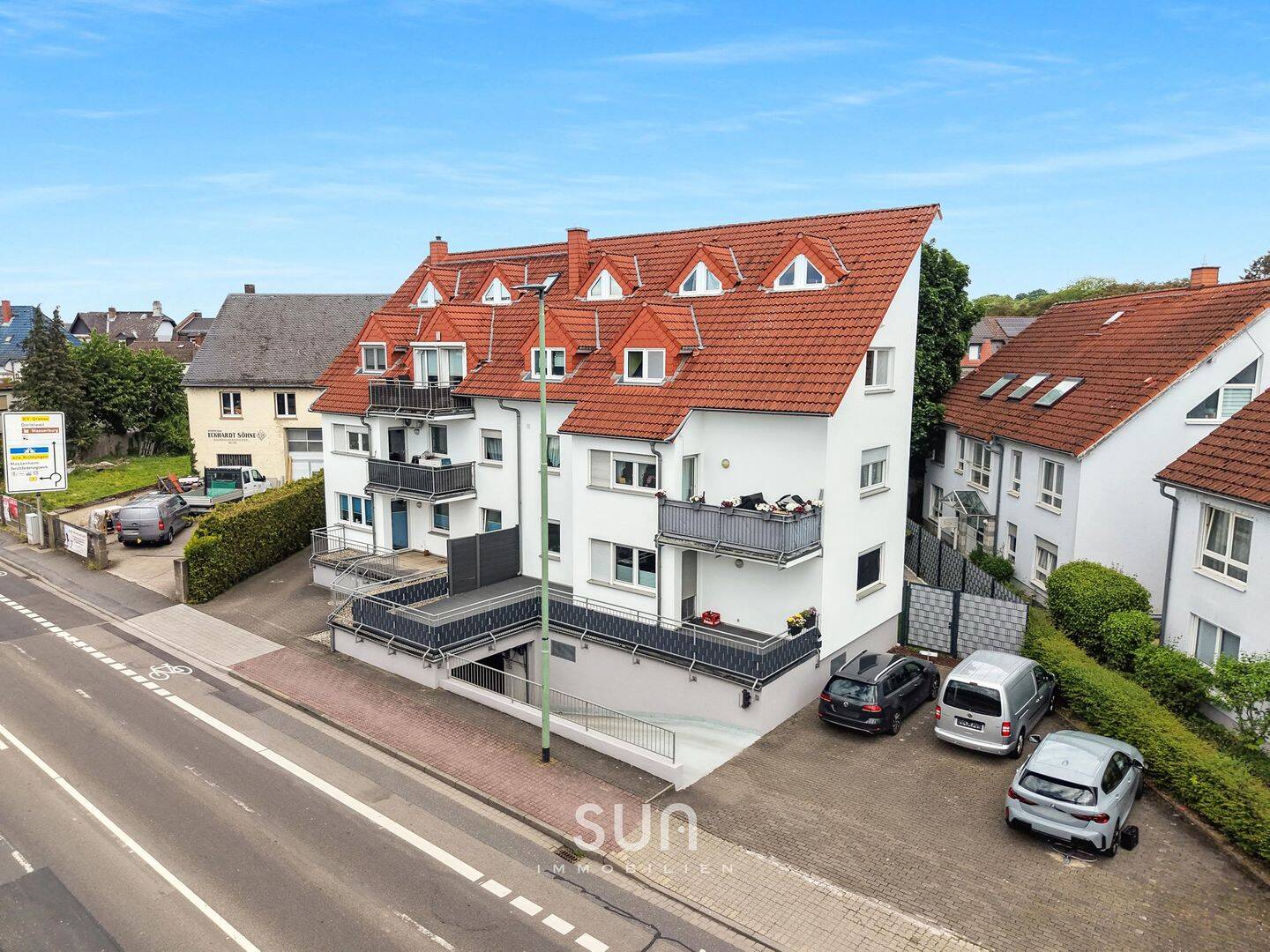 KURPARK, NIDDA & ABENDGOLD – 2-Zimmer mit sehr großer Terrasse als Bühne, 61118 Bad Vilbel