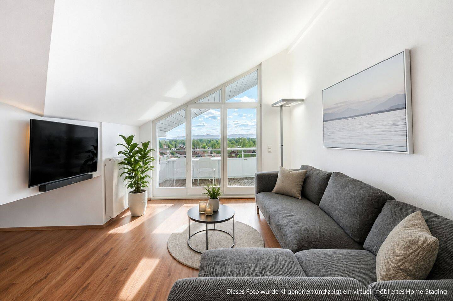AIGNER – Moderne Dachgeschosswohnung mit Bergblick in Starnberg-Söcking, 82319 Starnberg