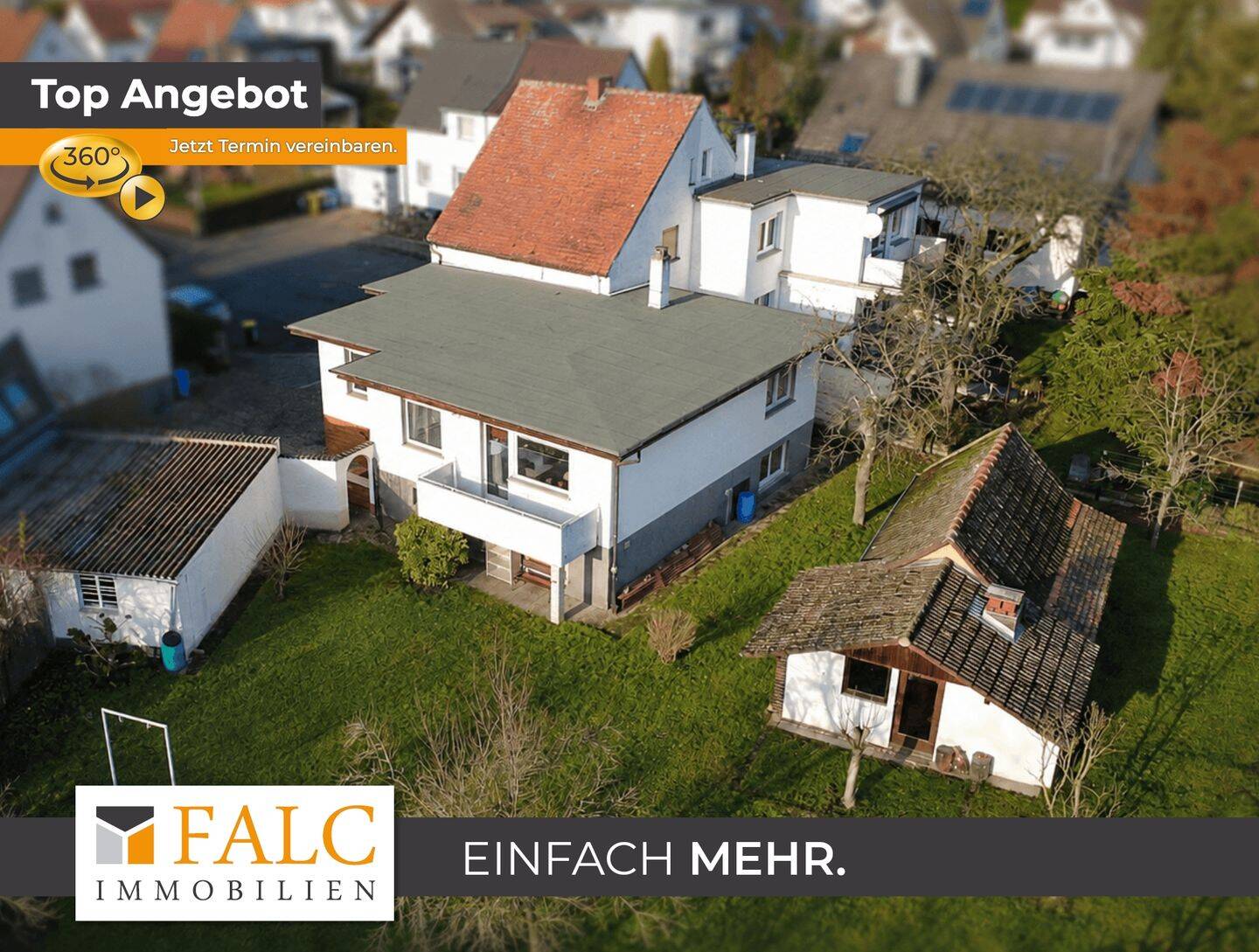 Zwei Wohneinheiten, viele Möglichkeiten, Doppelhaushälfte mit Anbau, 888m² Grundstück, 63452 Hanau