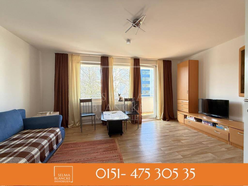 Sehr gepflegtes 1-Zi.-Apartment mit Loggia, zentrale uninahe Lage, bezugsfrei!, 95444 Bayreuth (Altstadt City Gartenstadt Kreuzstein Neue Heimat)