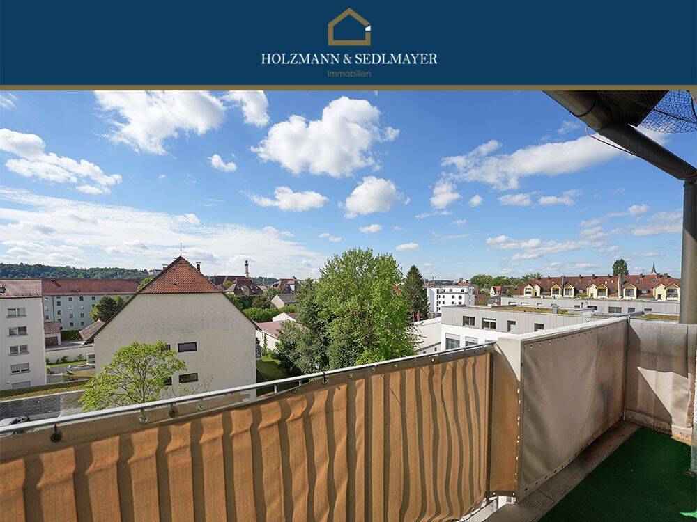 Ausblick genießen! Vermietete 3,5-Zimmer-Wohnung mit Balkon – Nähe Bahnhof, 84034 Landshut (Münchnerau Nikola West)