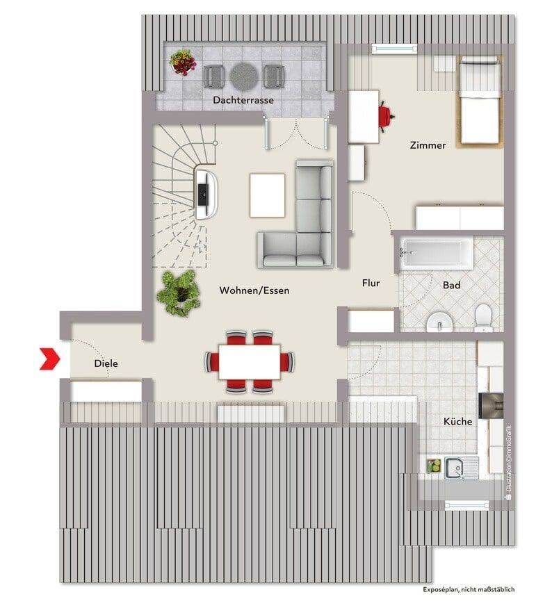 Maisonette-Wohnung mit Potential – Zwei Ebenen, viel Raum für Ideen, 91555 Feuchtwangen