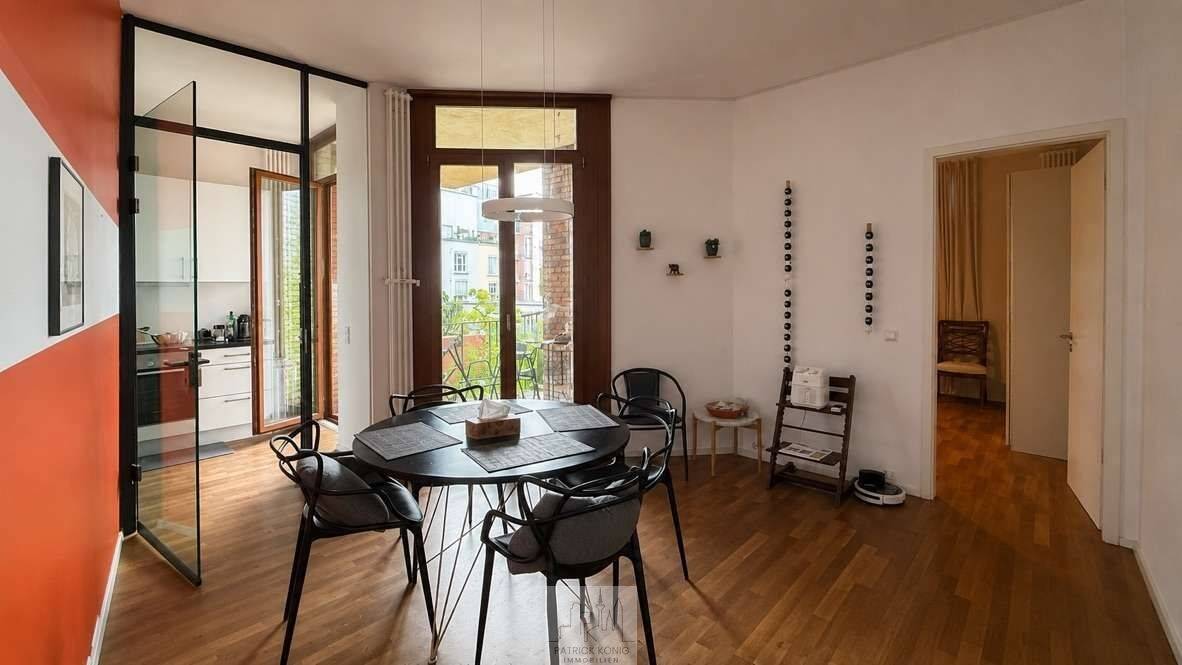 Mainlage Sachsenhausen: 3-Zimmer-Wohnung mit Balkon, Terrasse, Aufzug & 3 m Deckenhöhe, 60594 Frankfurt am Main (Sachsenhausen)