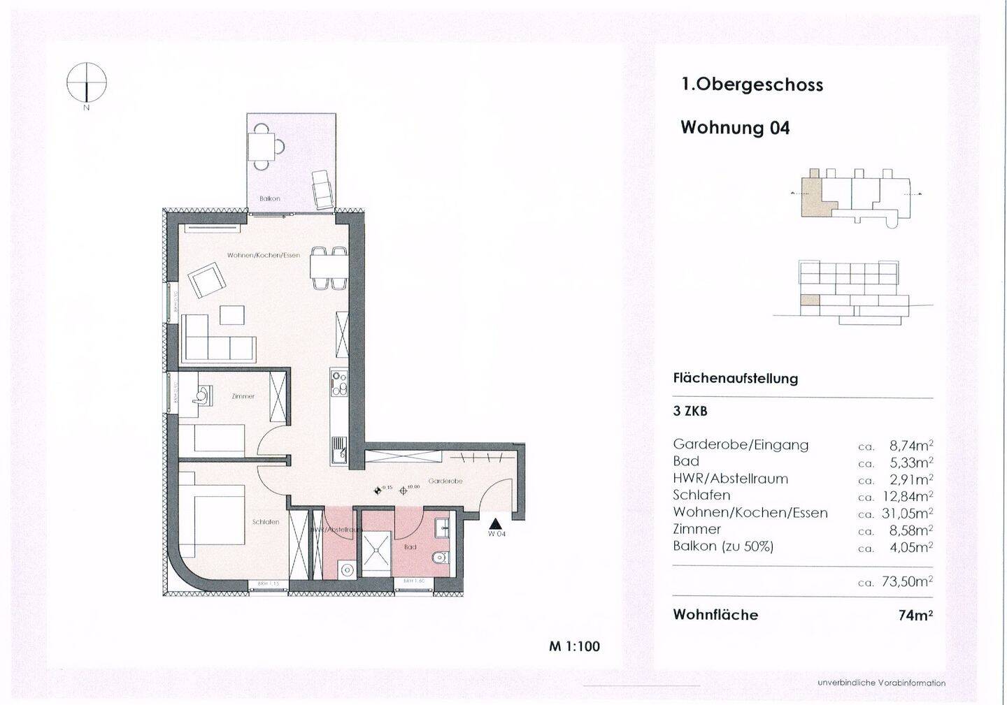 3-Zimmer-Eigentumswohnung in schöner Aussichtslage von Kusel zu verkaufen, 66869 Kusel