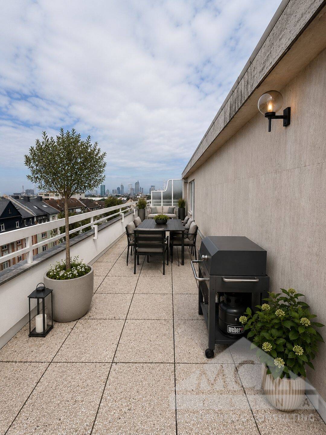 Exklusives Penthouse mit traumhafter Dachterrasse in Sachsenhausen, 60599 Frankfurt am Main (Oberrad Sachsenhausen)