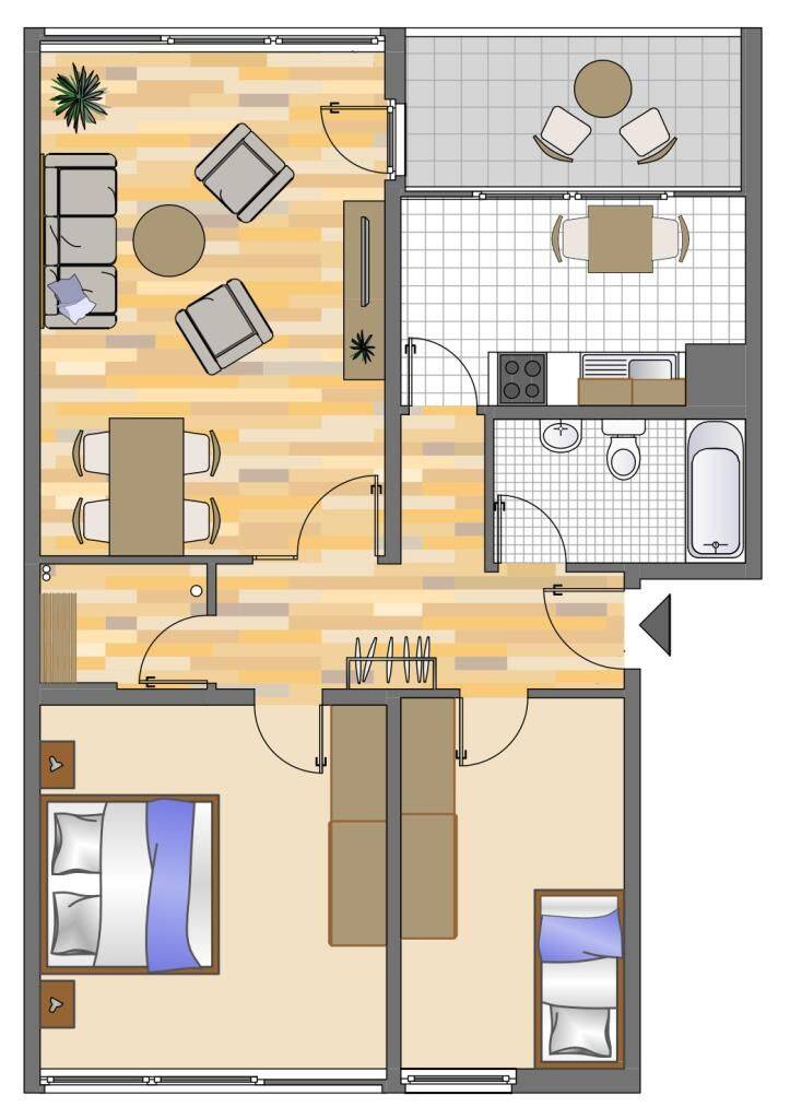 3-Zimmer-Wohnung in Gelsenkirchen Hassel, 45896 Gelsenkirchen (Hassel Scholven)