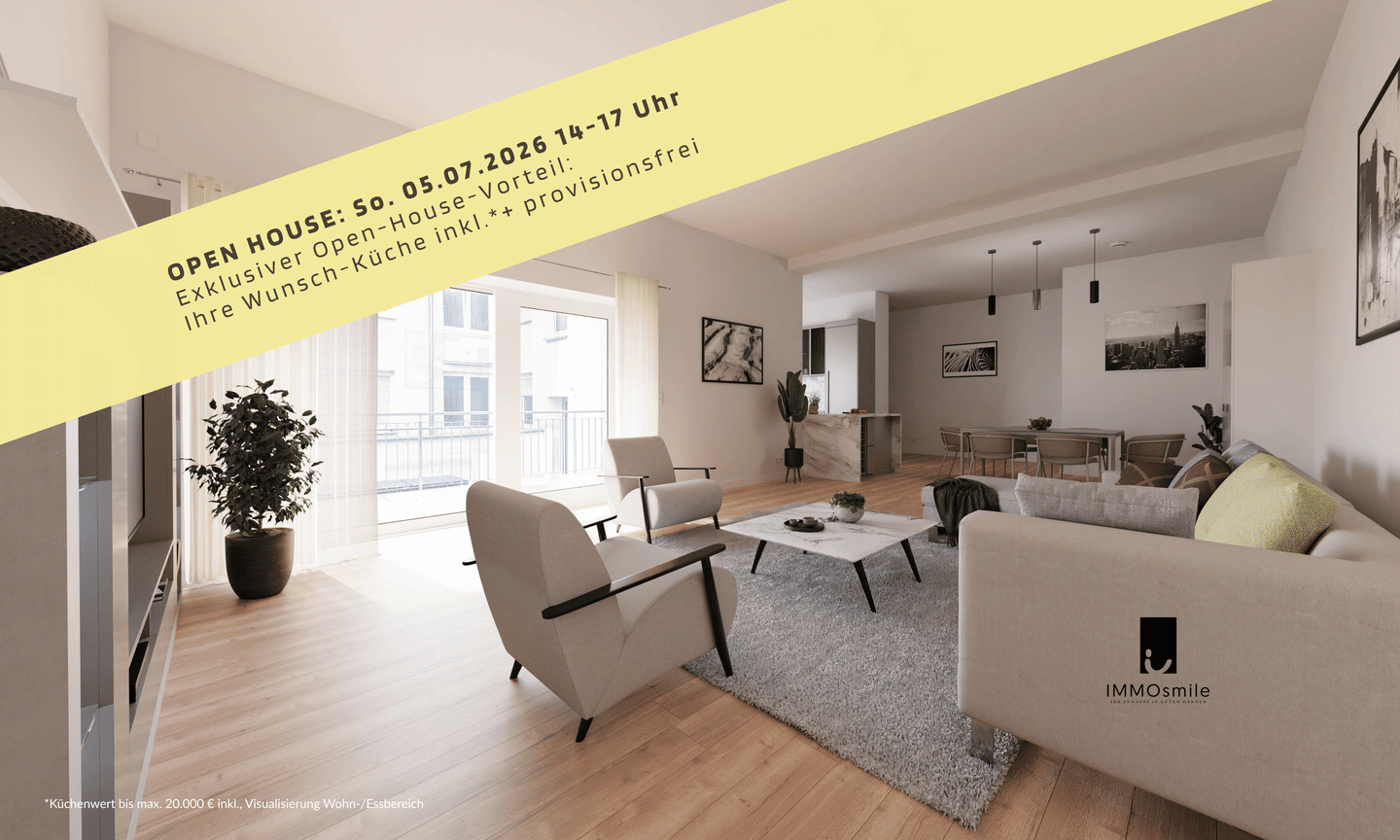 SeeNAH: Neubau-Komfort mit Altbau-Deckenhöhe, 3-Zimmer-Wohnung nahe des Wöhrder Sees!, 90489 Nürnberg (Gärten bei Wöhrd Rennweg Veilhof Wöhrd)