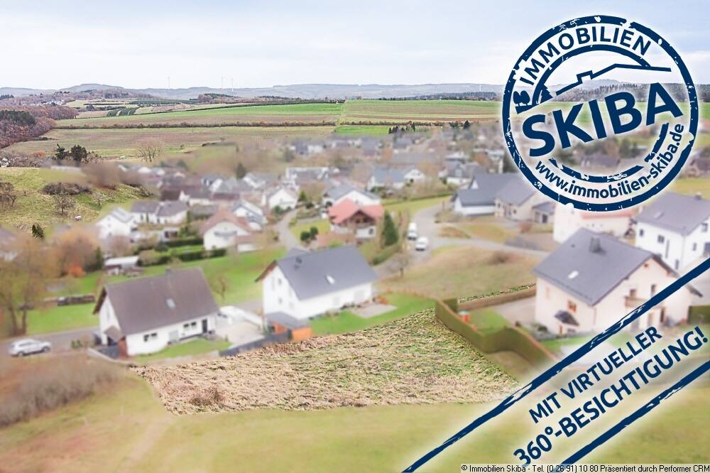 Baugrundstück am Ortsrand von Boos – Leben in der Vordereifel mit Aussicht ins Grüne, 56729 Boos