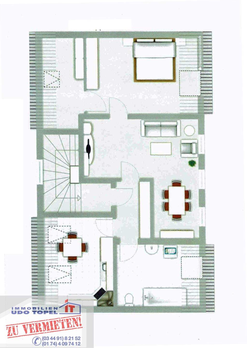 Eine gemütliche 2 Raum Wohnung im Stadtzentrum, 4626 Schmölln