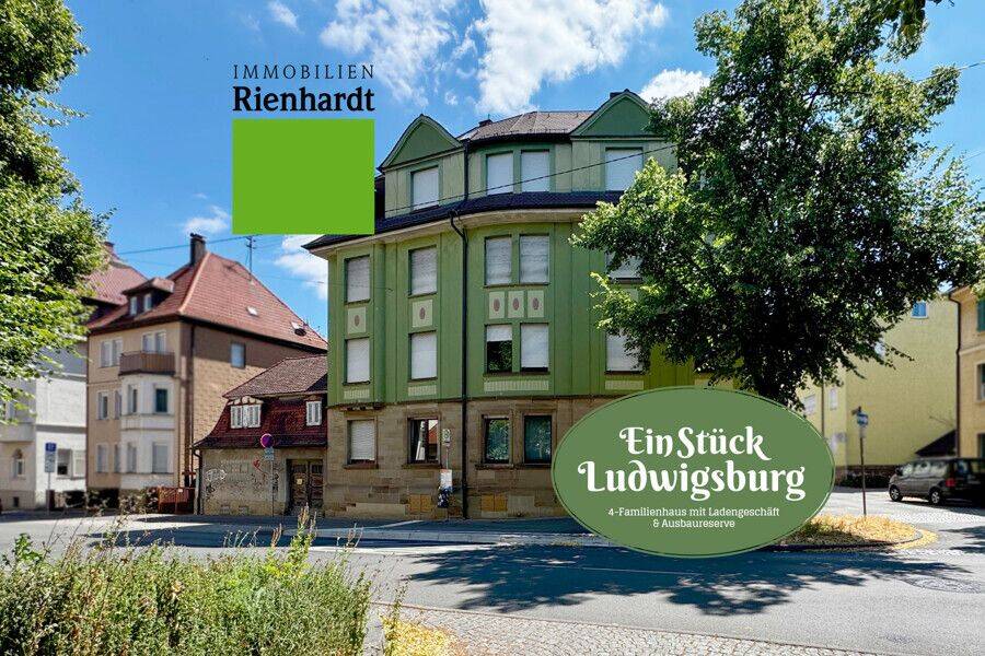 Ein Stück Ludwigsburg! 4-Familienhaus mit Nebengebäude und Ausbaureserven, 71634 Ludwigsburg