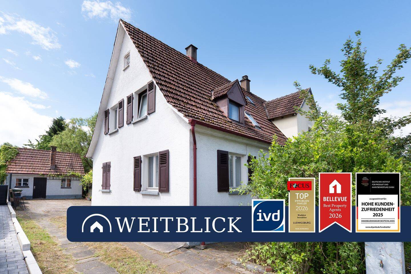 WEITBLICK: Aus Alt mach Neu – Doppelhaushälfte mit viel Potenzial!, 74343 Sachsenheim