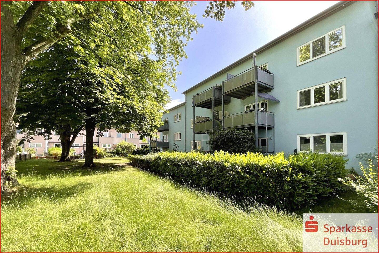 Sanierte Eigentumswohnung mit zwei Balkonen in grüner Lage in Neudorf, 47057 Duisburg (Dellviertel Hochfeld Neudorf-Nord Neudorf-Süd)