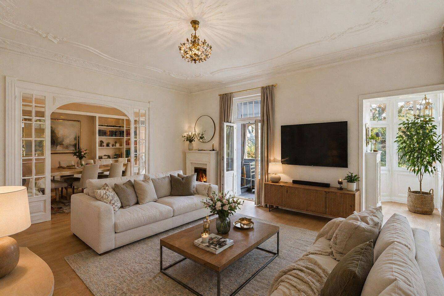 **Attraktive Altbauwohnung mit eigenem Gewerbebau in Zehlendorf**, 14163 Berlin (Steglitz-Zehlendorf Kolonie Schlachtensee Süd Nikolassee Zehlendorf Schlachtensee)