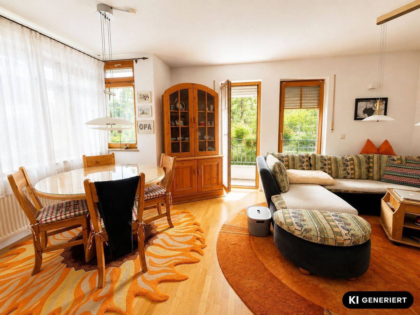 Lichtdurchflutete,  funktionell geschnittene 3-Zimmer-Wohnung mit Balkon und Blick auf Bergkulisse, 83064 Raubling