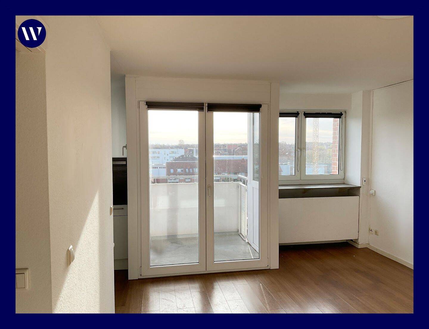 City-Apartment mit Balkon + Einbauküche + modernes Duschbad + Aufzug, guter Raumschnitt, 21337 Lüneburg