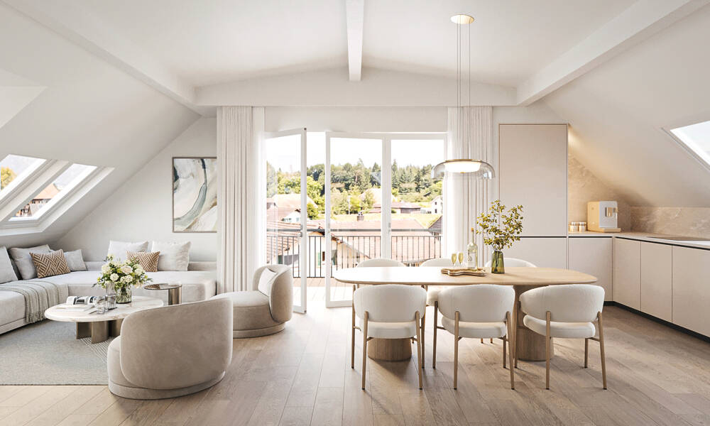 NEUBAU: 4-Zimmer-Dachgeschosswohnung mit Terrasse und Balkon, 81243 München (Aubing-Lochhausen-Langwied Pasing-Obermenzing)