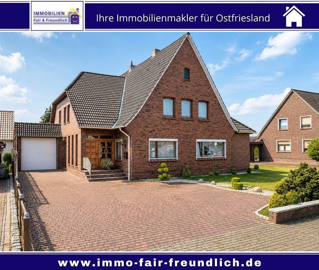 Einfamilienhaus mit separater ELW, Kamin, Sauna und traumhaftem Garten in Westrhauderfehn, 26817 Rhauderfehn