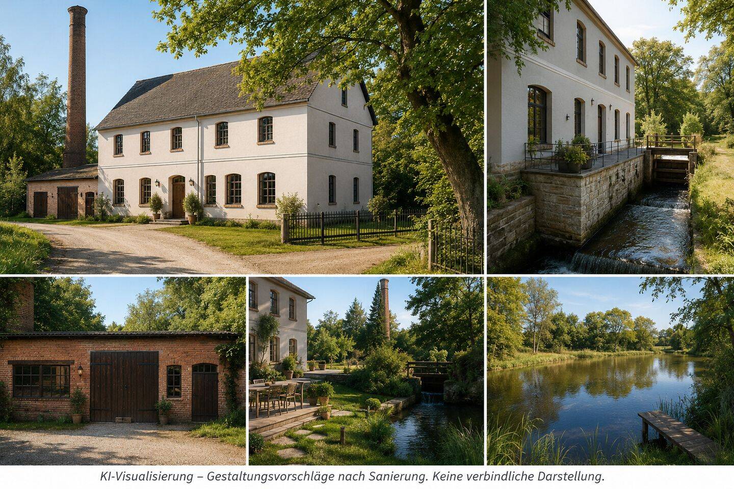 Historische Wassermühle am Teich – Einzigartiges Denkmal in Alleinlage, 4838 Doberschütz