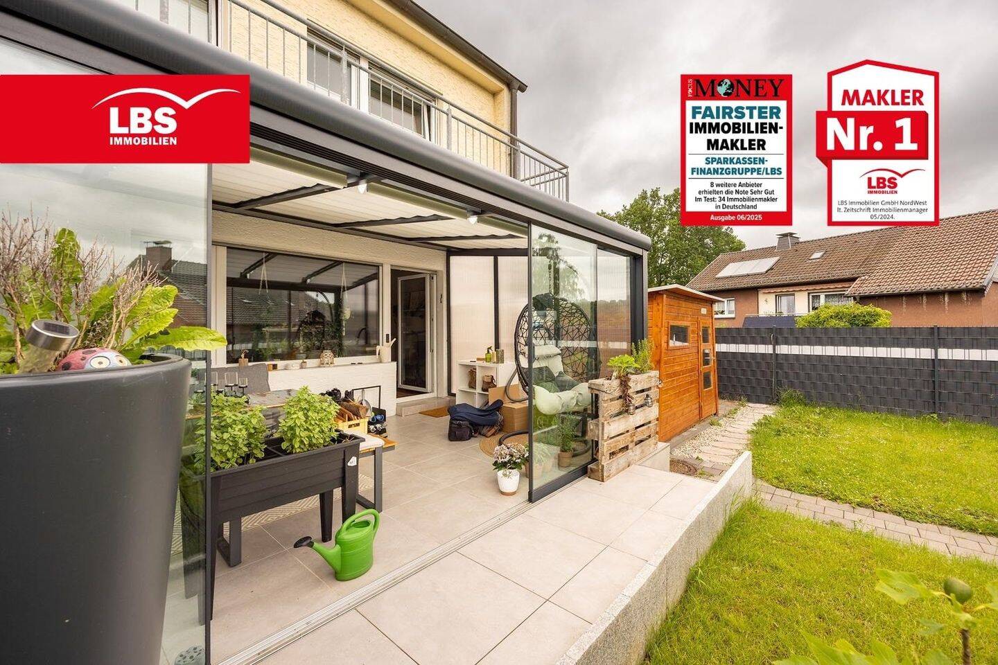 Modern & gemütlich: Reihenendhaus mit Kamin,”Wintergarten” und Garage, 58730 Fröndenberg/Ruhr