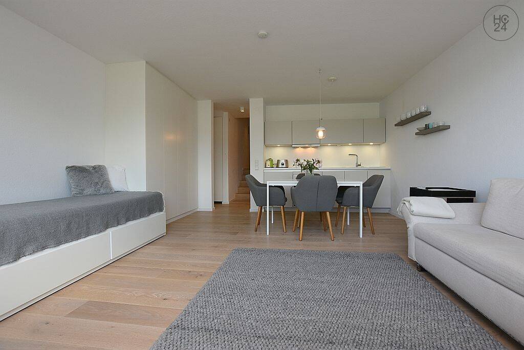 Stilvoll möblierte 1-Zimmer Wohnung mit Terrasse und Internet in Stuttgart Feuerbach, 70469 Stuttgart (Feuerbach Zuffenhausen)