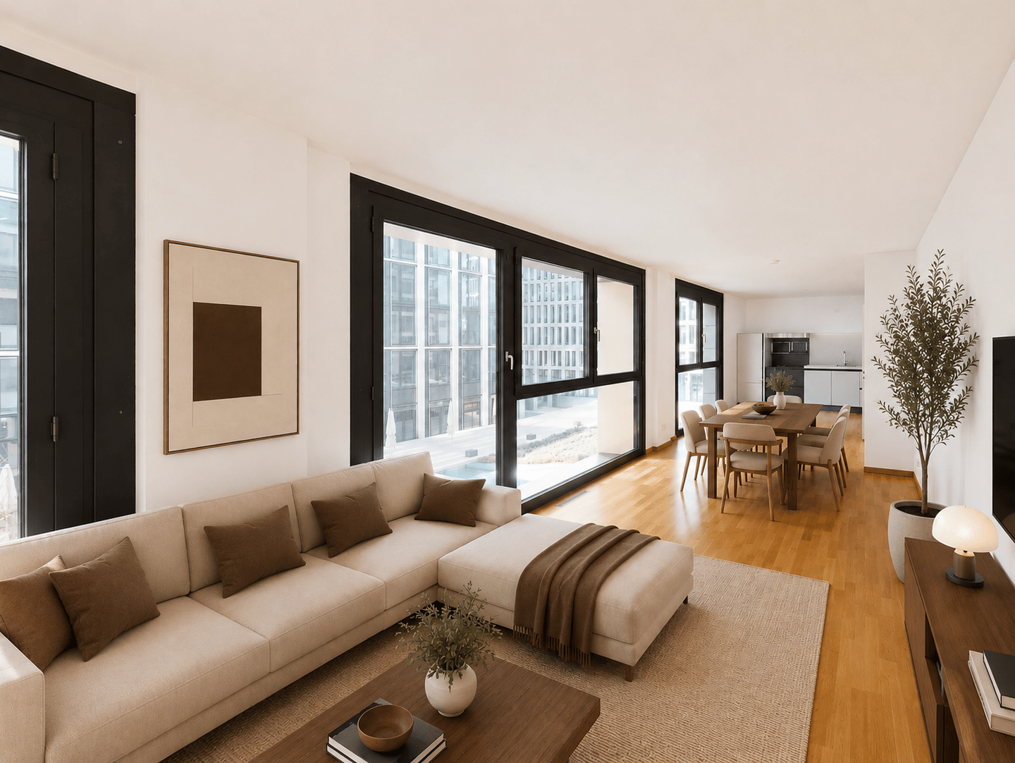 Urbanes Wohnen: 3-Zimmer-Wohnung mit Loggia, 60311 Frankfurt am Main (Altstadt Innenstadt)