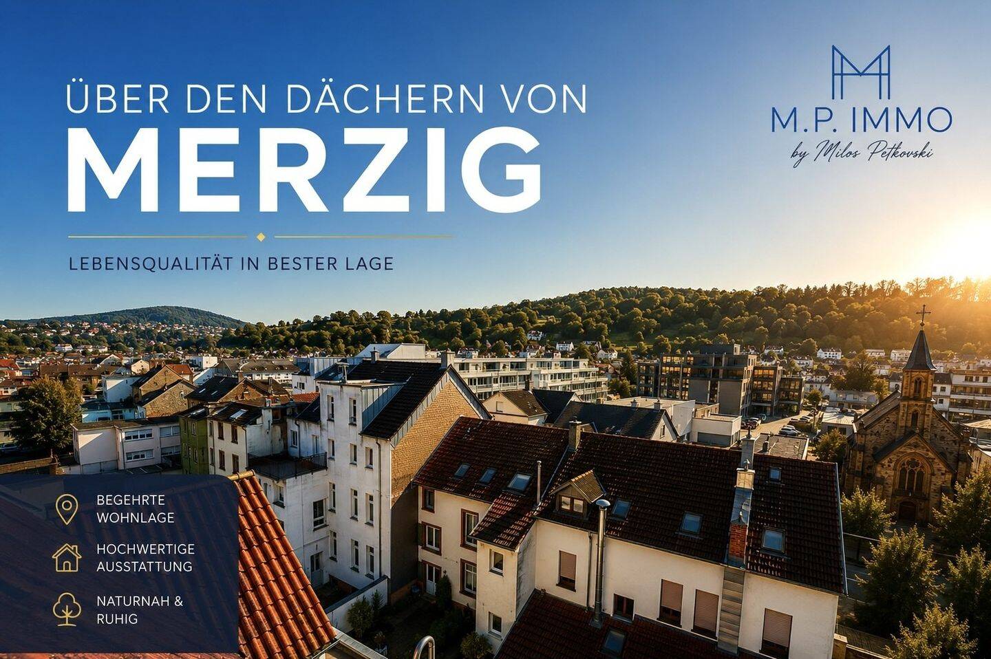 Penthouse mit 360 grad Terrasse unweit der Fußgängerzone, 66663 Merzig
