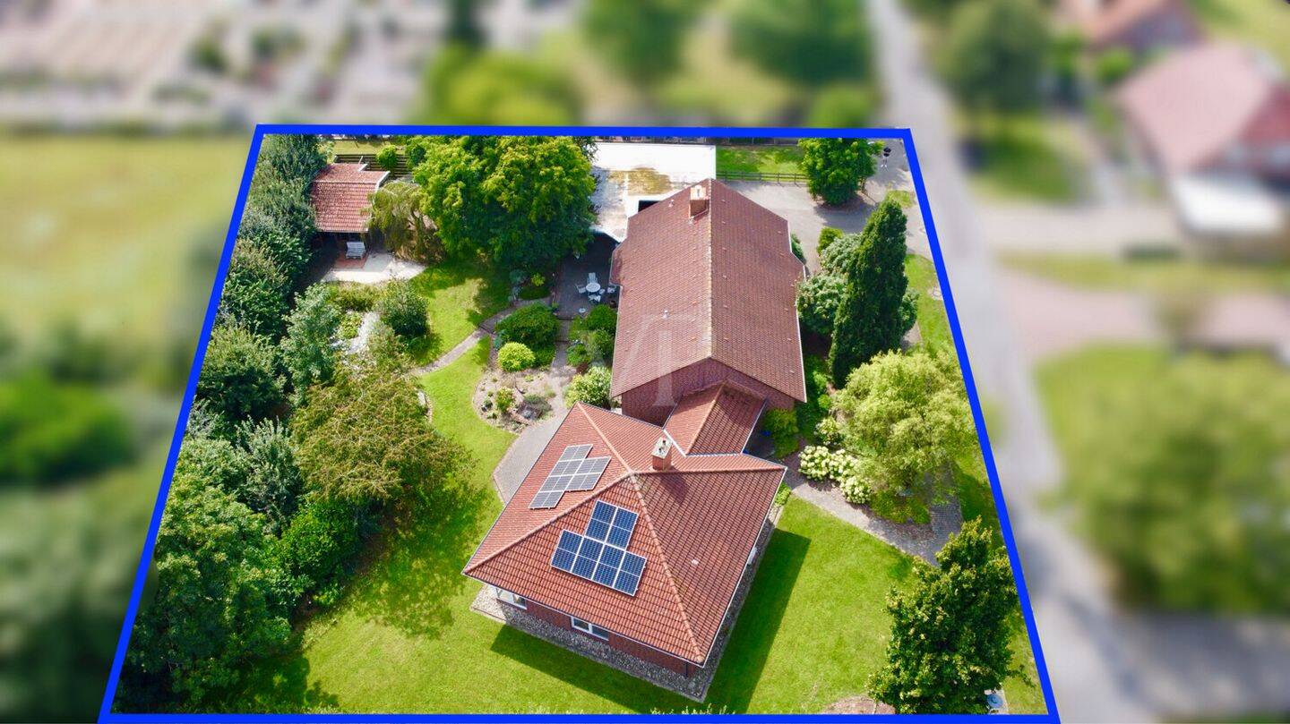 Bungalow-Ensemble für Mehrgenerationenwohnen mit Wellnessbereich, PV-Anlage und tollem Grundstück, 49838 Handrup