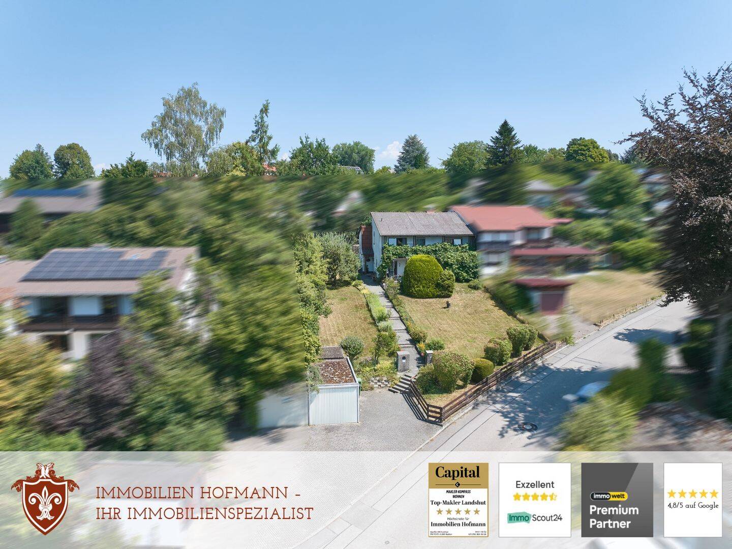 !! Tolle Doppelhaushälfte in stylischer Split-Level Bauweise auf großem Grundstück !!, 84149 Velden