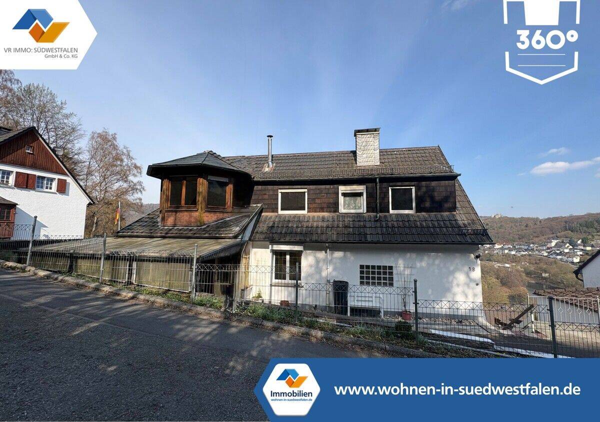 VR IMMO: Wohnen mit Weitblick – Ihr neues Zuhause über den Dächern von Werdohl., 58791 Werdohl