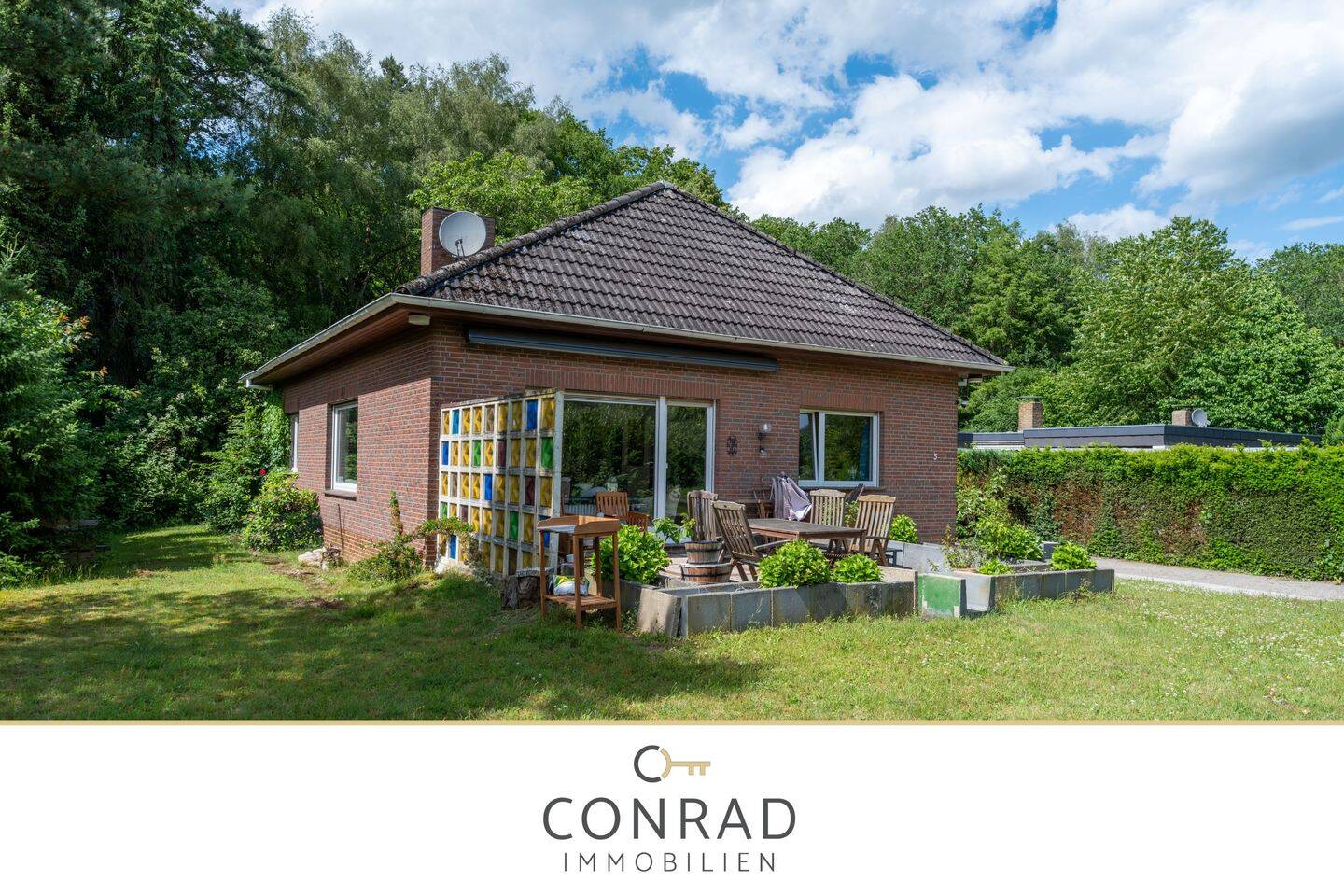 Wohnen im Grünen | 3-Zimmer-Bungalow mit 1.230 m² Grundstück und Garage, 27243 Kirchseelte