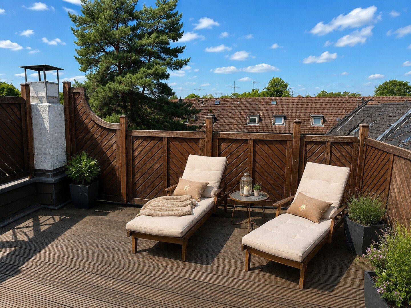 Stilvolle Maisonette mit sonniger Dachterrasse in Sterkrade, 46145 Oberhausen