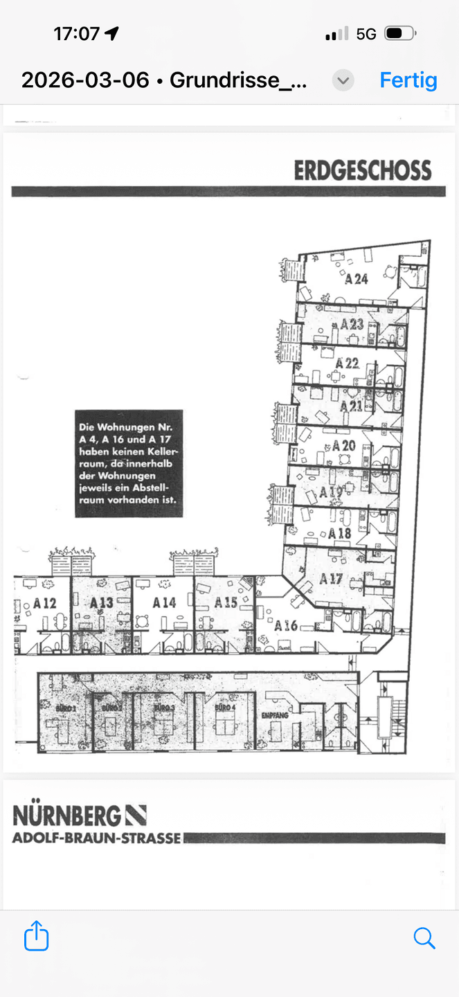 Charmante 1-Zimmer-Wohnung mit EBK, 90429 Nürnberg
