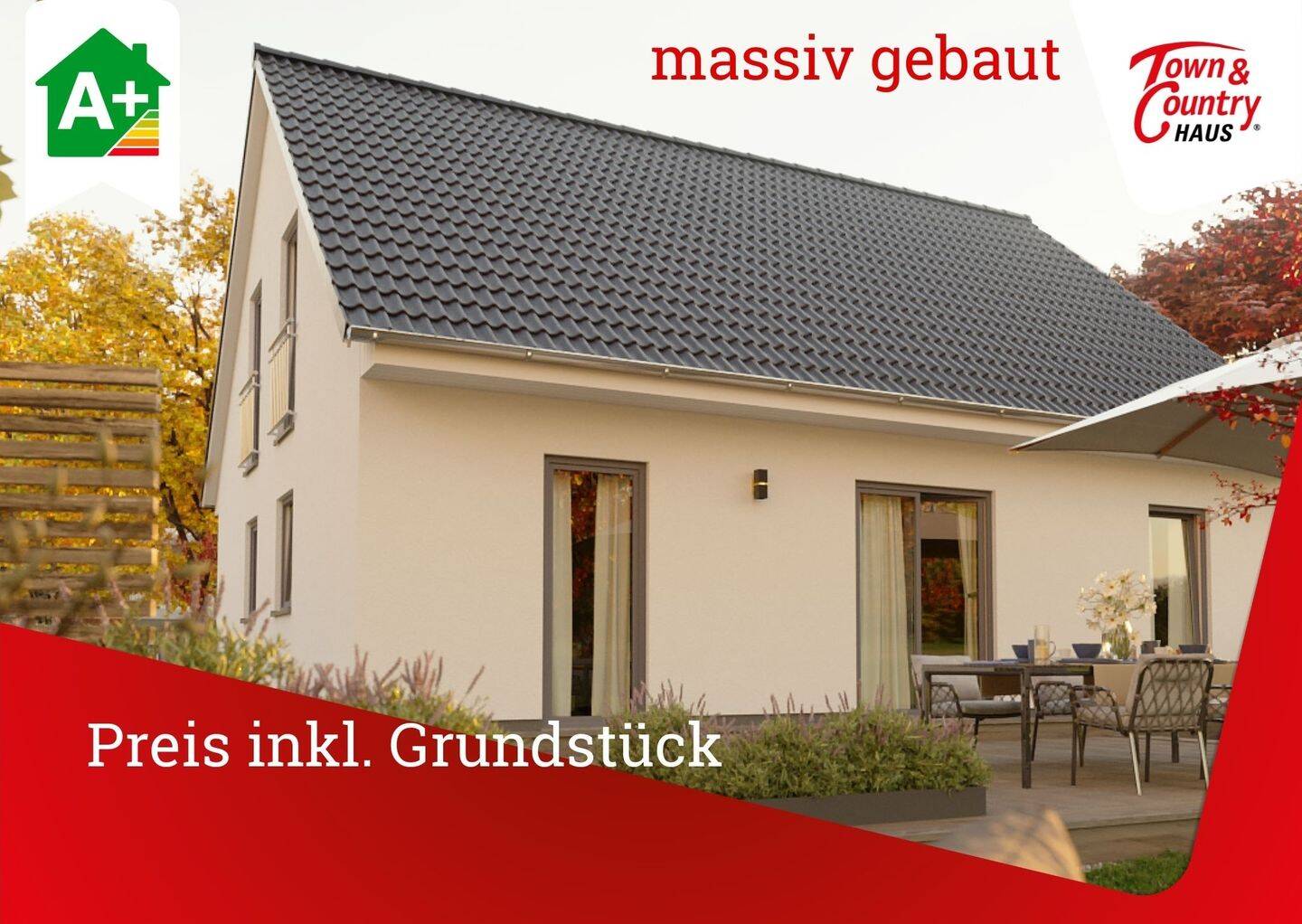 Mitwachshaus 148, Preis inkl. Grundstück, massiv gebaut, 54329 Konz