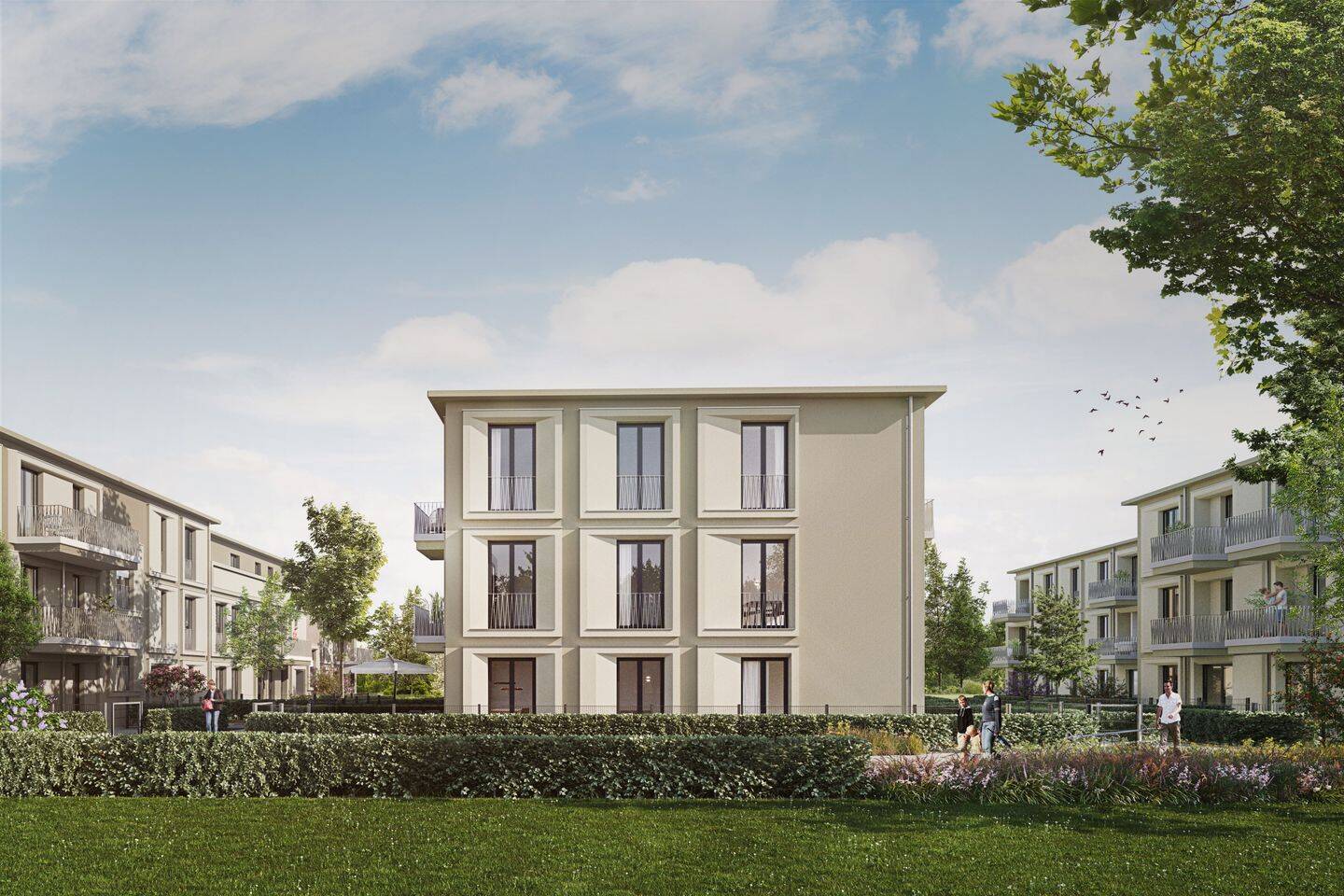 Neubau mit 3 Zimmern. Mehr Freiraum genießen.