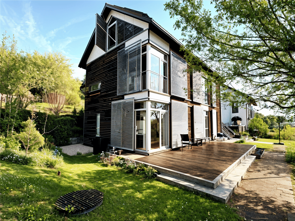 Architektenhaus mit idyllischem Garten in Hörmannsdorf/Weng, 84187 Weng