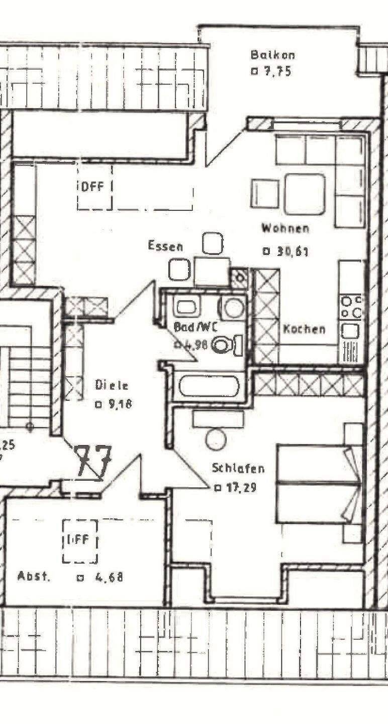 Attraktive 2,5-Zimmer-Dachgeschosswohnung in stadtnaher Lage von Nördlingen, 86720 Nördlingen