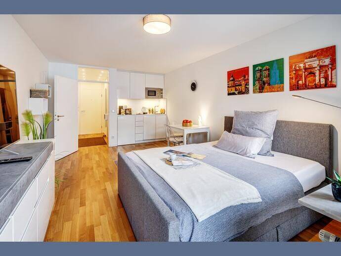 Möbliert: Modern möblierte Balkonwohnung zur Miete, 81245 München (Aubing-Lochhausen-Langwied Pasing-Obermenzing)