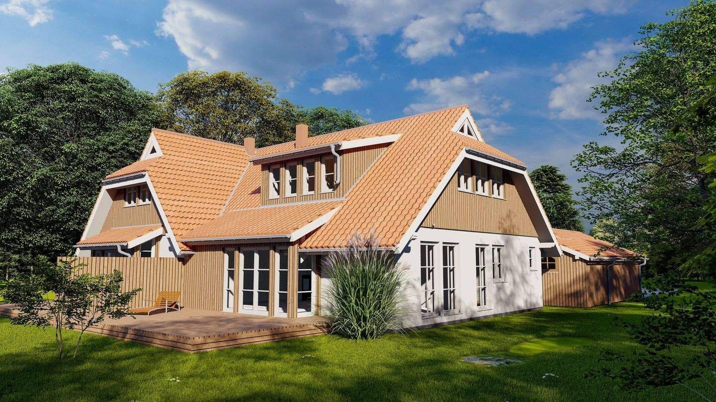 Doppelhaushälfte mit 110 m², vor den Toren Rostocks, naturverbunden und ökologisch, 18239 Satow
