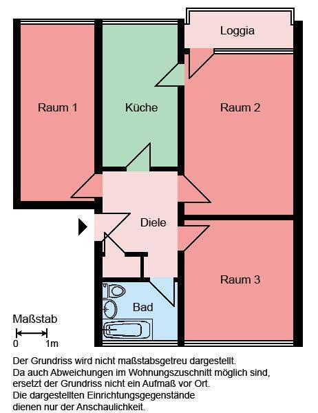 Demnächst frei! 3-Zimmer-Wohnung in Iserlohn Hombruch, 58638 Iserlohn