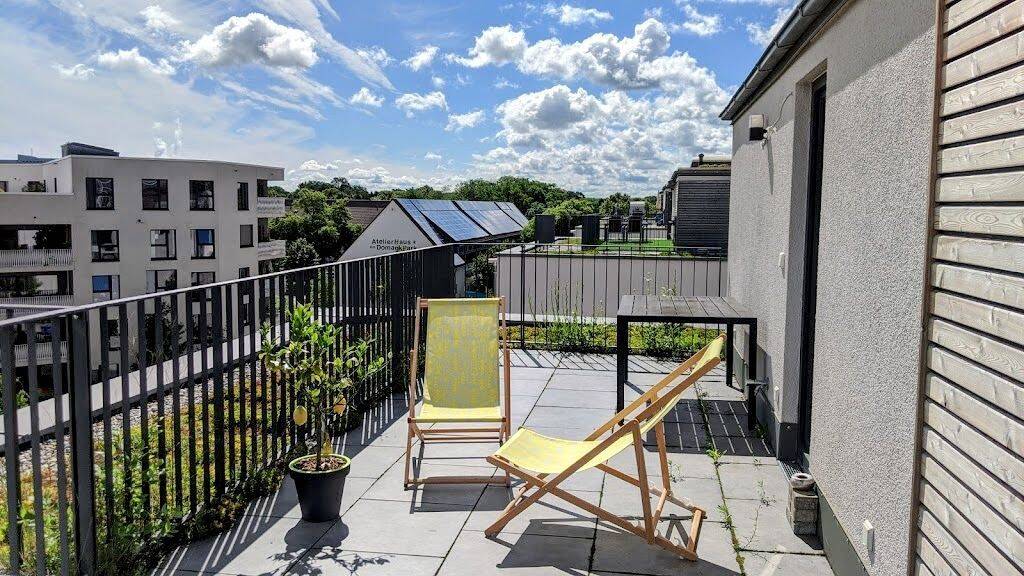 Moderne 3-Zi-Whg. mit Traum-Dachterrasse im Domagkpark, 80807 München (Milbertshofen-Am Hart Schwabing-Freimann)