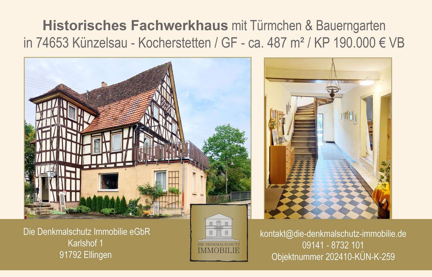 Ehem. Gasthof Adler – Wohnhaus und Nebengebäude, 74653 Künzelsau