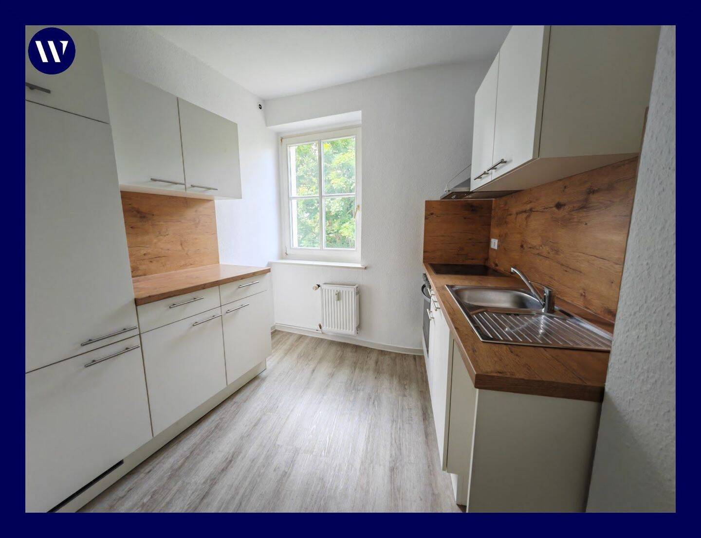 Direkt einziehen!! Helle 2-Zimmer-Wohnung + EINBAUKÜCHE + Tageslichtbad mit Wanne, 18055 Rostock (Brinckmansdorf Kassebohm Kröpeliner Tor-Vorstadt Stadtmitte)