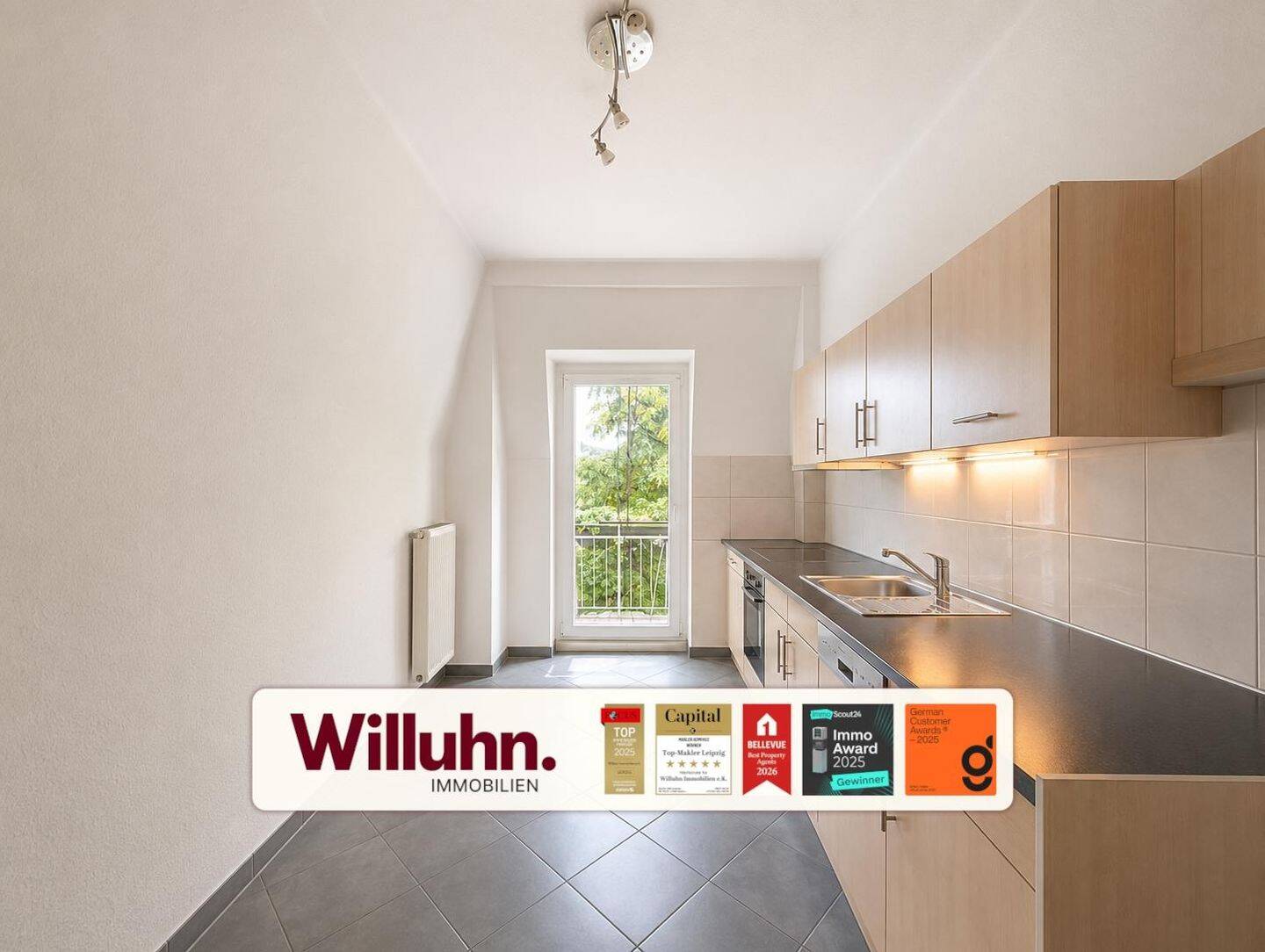 Wunderschöne 3RW mit Balkon und Gemeinschaftsgarten | Gut angebunden | Dusche & Wanne!, 4416 Markkleeberg