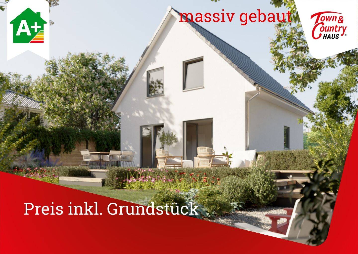 Raumwunder 90, Preis inkl. Grundstück, massiv gebaut, 54450 Freudenburg