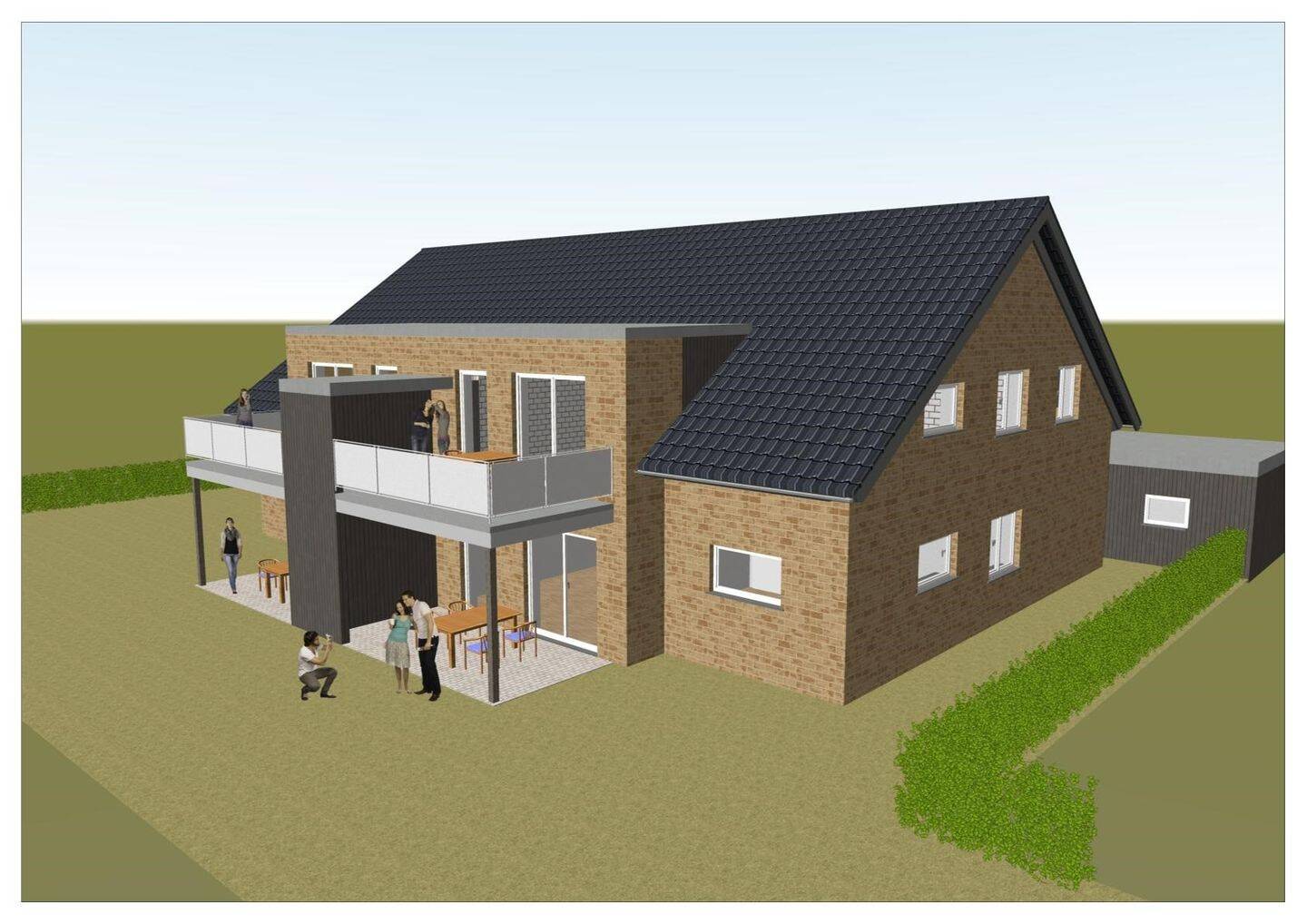 Moderne Eigentumswohnungen eines QNG-Neubaus in Uelsen, 49843 Uelsen