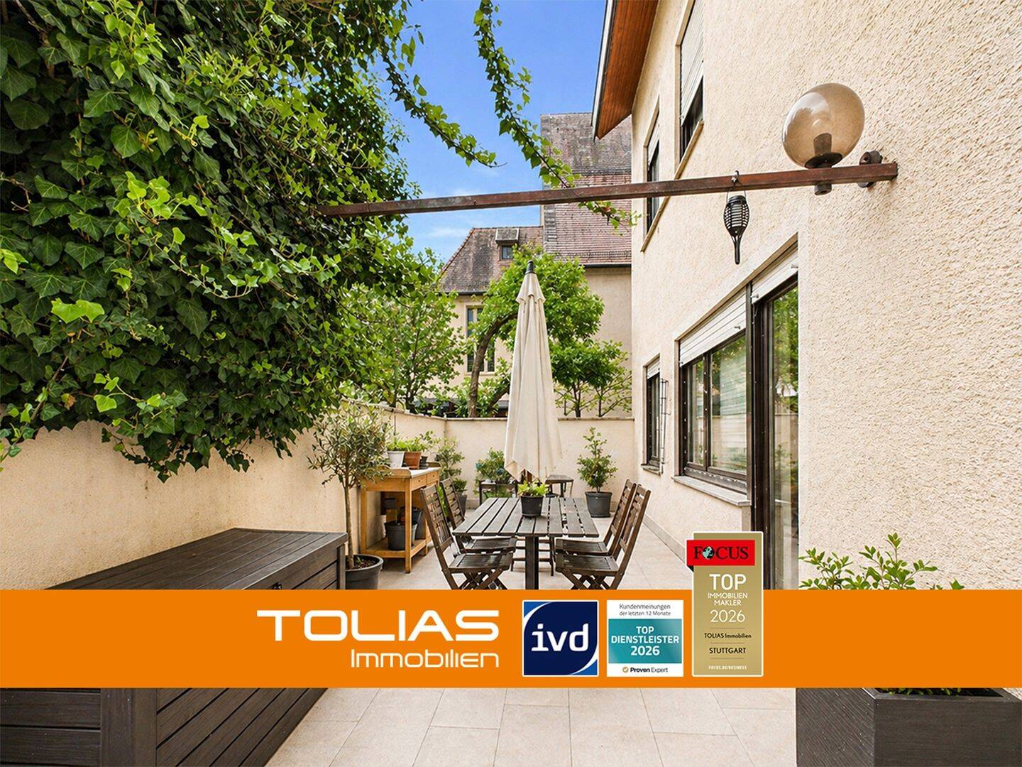 Bad Cannstatt mal anders: 3-Zimmer Wohnung mit Terrasse und außergewöhnlichem Gewölbekeller, 70376 Stuttgart (Bad Cannstatt Burgholzhof Münster Zuffenhausen)