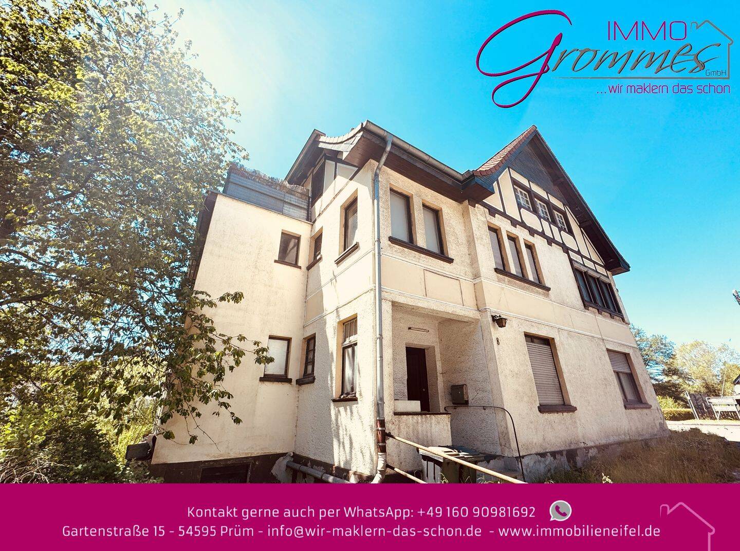 *Nahe A1/A48 * Blankenheim* KÖLN * Pendler * NRW * NAHE EIFEL * VILLA aus 1905 * Sanierungsobjekt * Blankenheim * Köln * Einfamilienhaus mit Einliege, 53945 Blankenheim